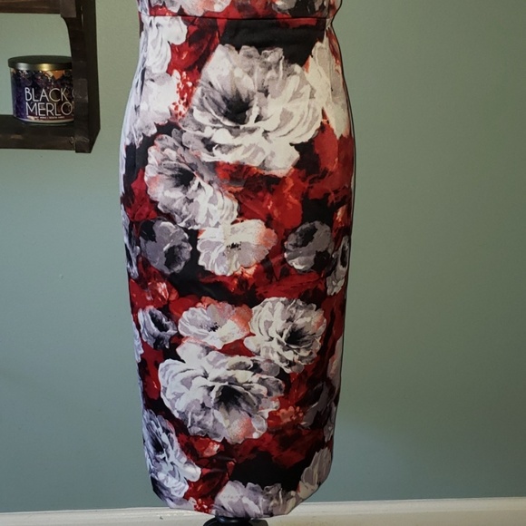 New KASPER Floral Sleeveless Sheath Dress - Picture 3 of 8